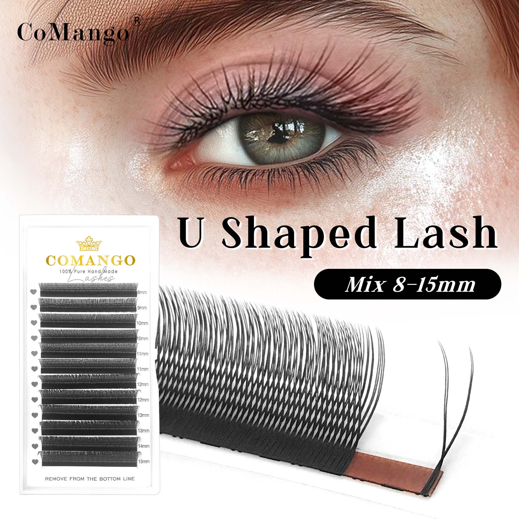 Eyelash Extension For Asian Eyes - CoMango Bulu mata U YY ekstensi