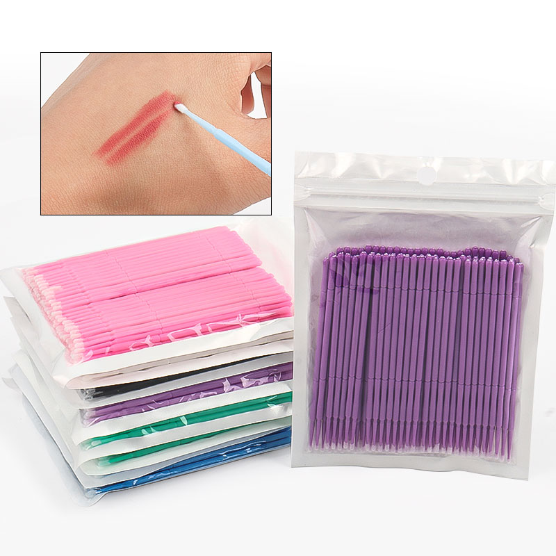 Eyelash Extension Look - 100PCS/Kantong Swab Pembersih Ekstensi Bulu Mata