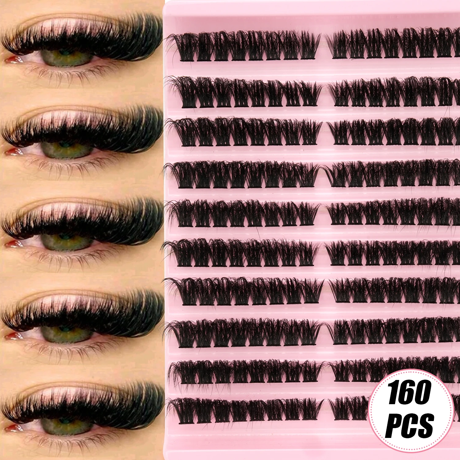 Eyelash Extension Russian - 160 pasang bulu mata palsu model