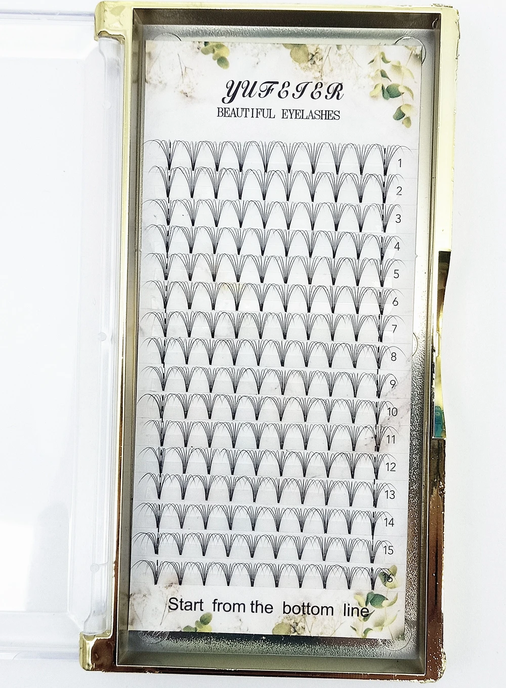 Eyelash Extension Russian - HBZGTLAD 16 Garis Bulu Mata Volume