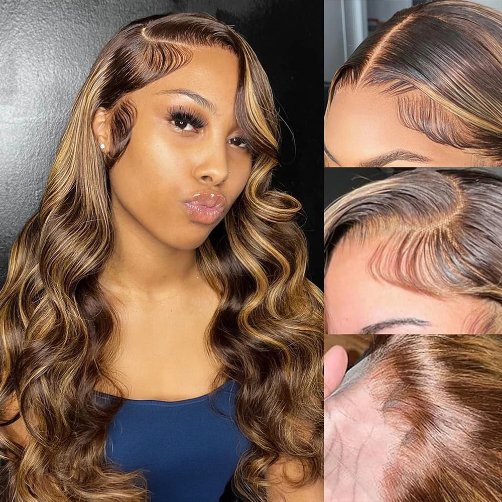 Wig Rambut Asli HD Highlight 4 - Eyelash Extension Natural Look ulasan dan harga
