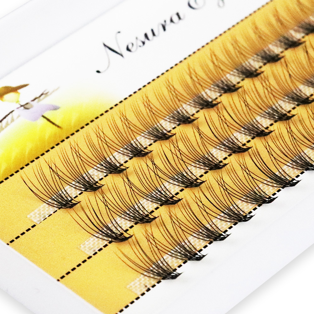 10D Faux Mink Eyelash Clusters - Eyelash Extension For Asian Eyes ulasan dan harga
