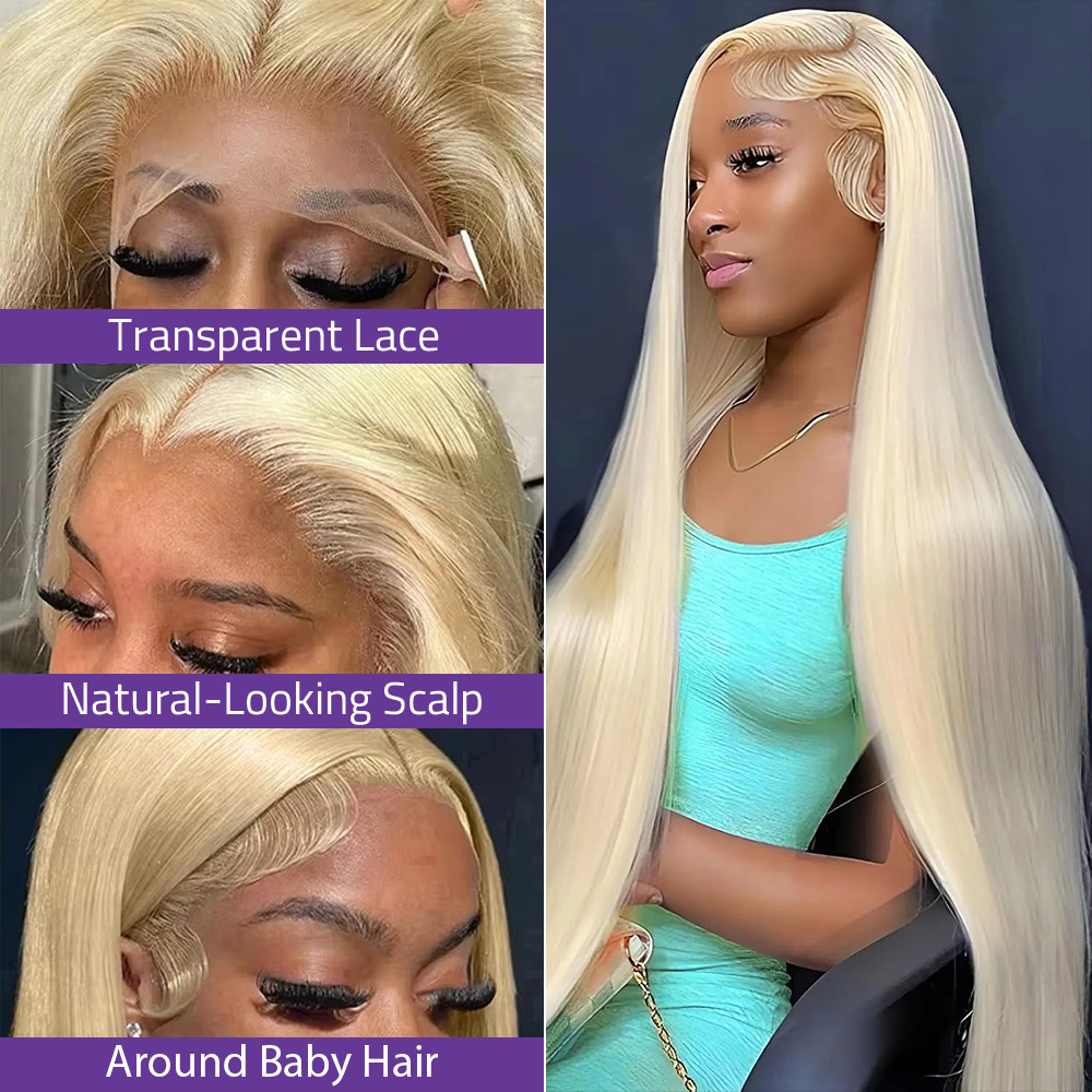 Wig Rambut Asli Brasil Blonde  - Eyelash Extension Natural Look ulasan dan harga