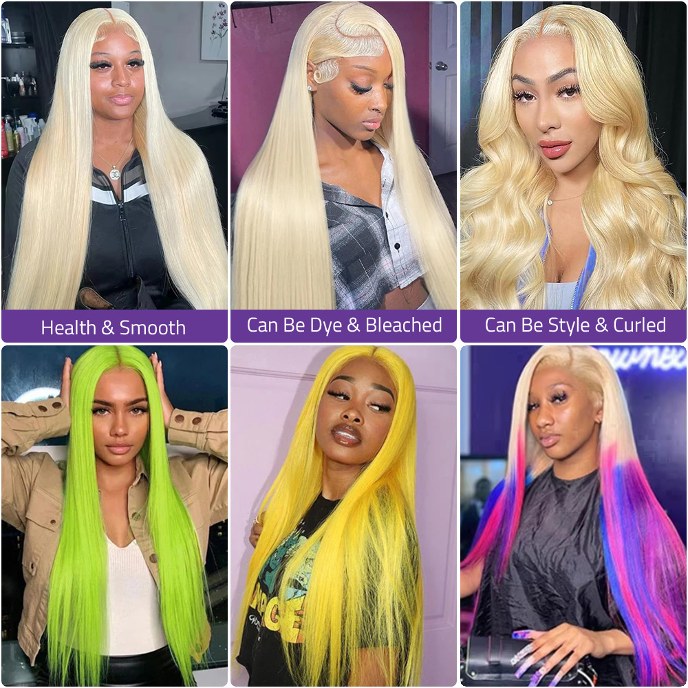 Wig Rambut Asli Brasil Blonde  - Eyelash Extension Natural Look ulasan dan harga