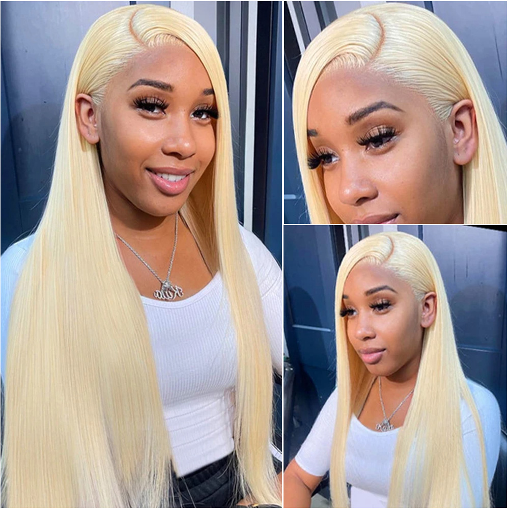 Wig Rambut Asli Brasil Blonde  - Eyelash Extension Natural Look ulasan dan harga