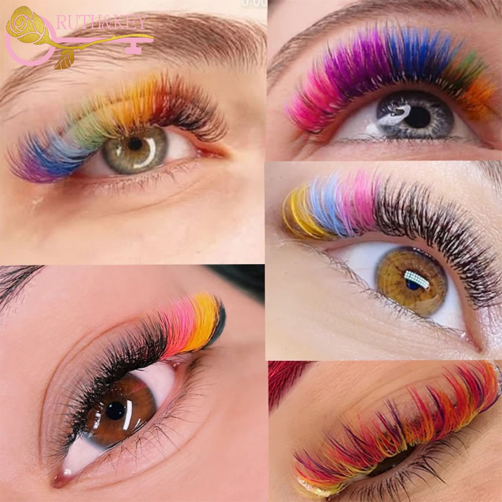 320 Bulu Mata Palsu Warna Cokl - Eyelash Extension Russian ulasan dan harga
