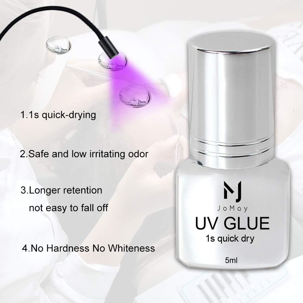 JOMAY lem UV, tahan lama kuat  - Eyelash Extension Eye Irritation ulasan dan harga