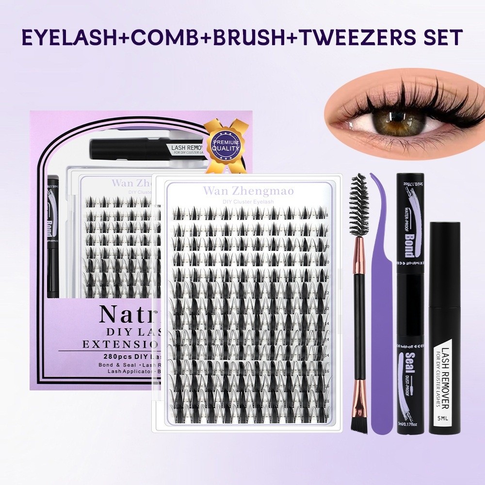 Bulu Mata Palsu Panjang 8-18mm - Eyelash Extension Look ulasan dan harga