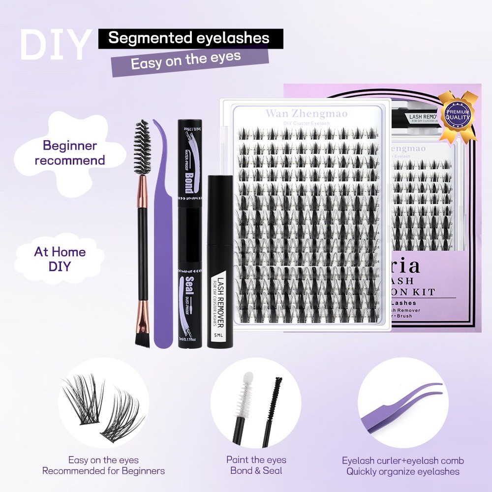 Bulu Mata Palsu Panjang 8-18mm - Eyelash Extension Look ulasan dan harga
