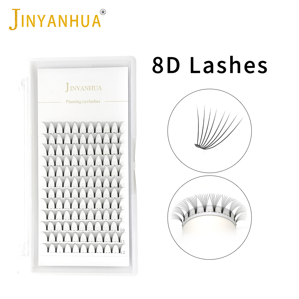 JINYANHUA 8D Kipas Ekstensi Bu - Eyelash Extension Russian ulasan dan harga
