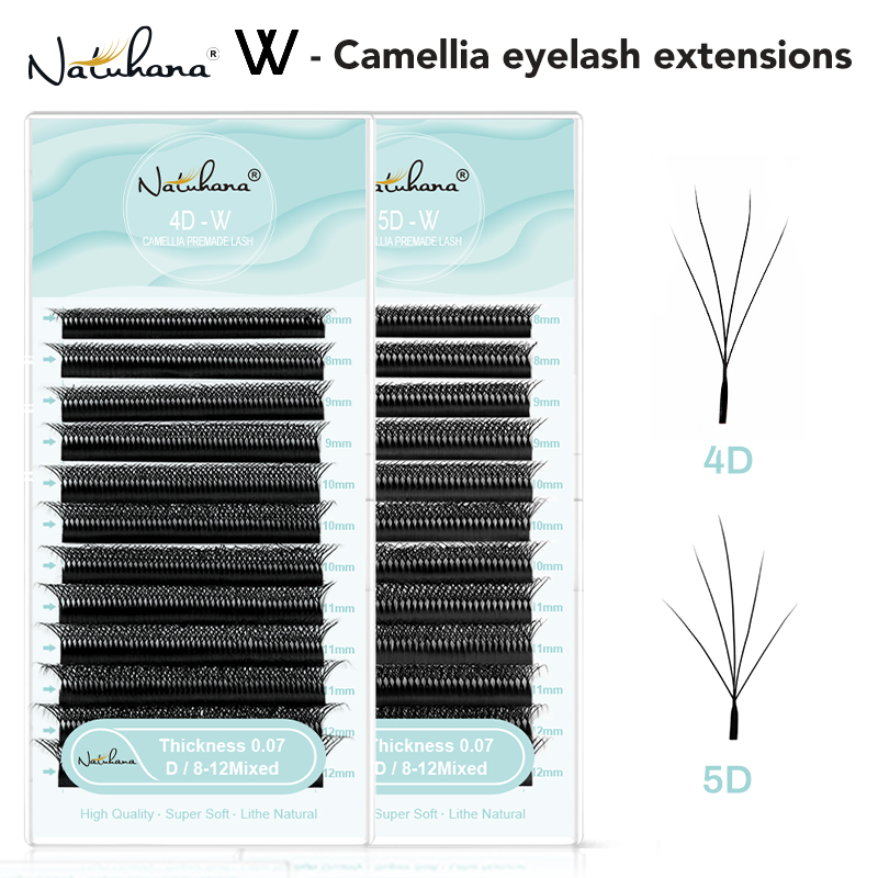 NATUHANA Camellia W Lashes 3D  - Eyelash Extension For Asian Eyes ulasan dan harga