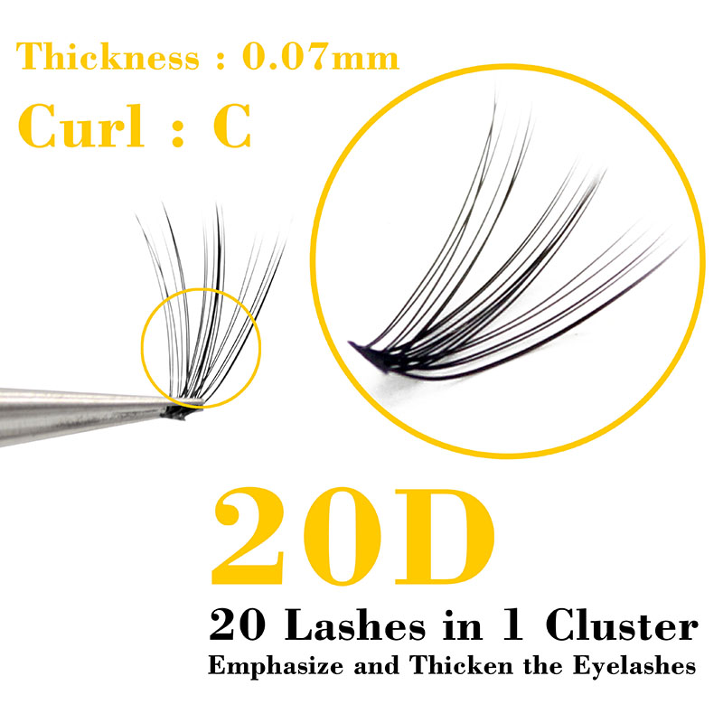 Kimcci 60 Bundel Bulu Mata Eks - Eyelash Extension For Asian Eyes ulasan dan harga